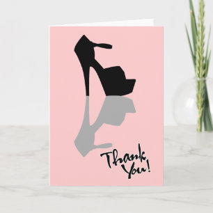 CARTÃO DE AGRADECIMENTO HIGH HEEL - PUMP IT UP THANK YOU