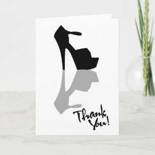 CARTÃO DE AGRADECIMENTO HIGH HEEL - PUMP IT UP THANK YOU