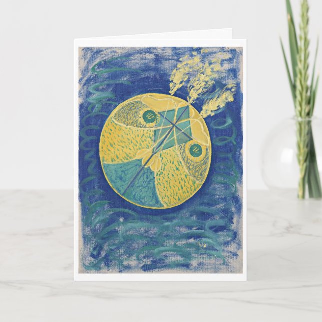 Cartão De Agradecimento Hilma af Klint card (Frente)