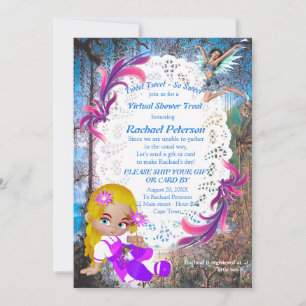 Cartão De Agradecimento Histórias de conto de fantasia nas florestas