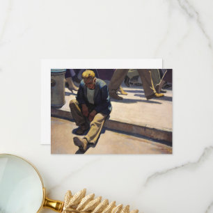 Cartão De Agradecimento Homem esquecido por Maynard Dixon