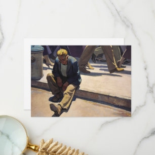 Cartão De Agradecimento Homem esquecido por Maynard Dixon