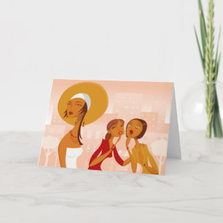 Cartão De Agradecimento Homem impar para fora