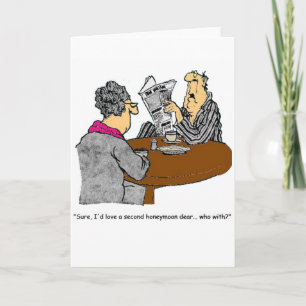 Cartão De Agradecimento Honeymoon Humor