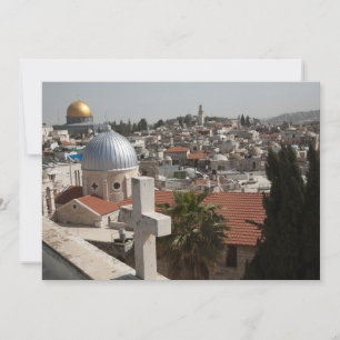 Cartão De Agradecimento Horizonte de Jerusalém Antiga
