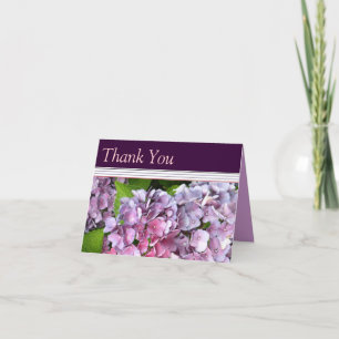 Cartão de Agradecimento Hortênsia