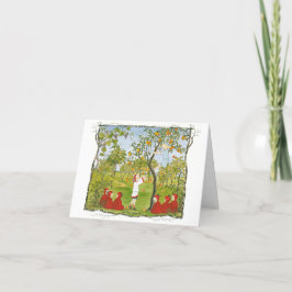 Cartão De Agradecimento Ilustração Vintage de Sibylle Von Olfers