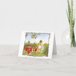 Cartão De Agradecimento Ilustração Vintage de Sibylle Von Olfers