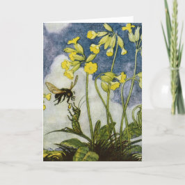 Cartão De Agradecimento Ilustração Vintage Else Wenz Vietor