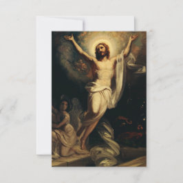 Cartão De Agradecimento Imagem Santa da Ressurreição de Cristo de R.W. Ekm
