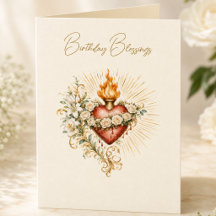 Immaculate Heart Mary Catholic Birthday Blessing