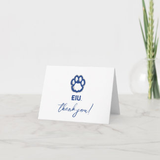 Cartão De Agradecimento Impressão de Paw e EIU de Panteras do Illinois Ori