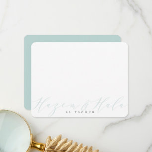 Cartão De Agradecimento IMPRESSÃO PERSONALIZADO - design de Esy para Hala