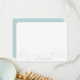 Cartão De Agradecimento IMPRESSÃO PERSONALIZADO - design de Esy para Hala