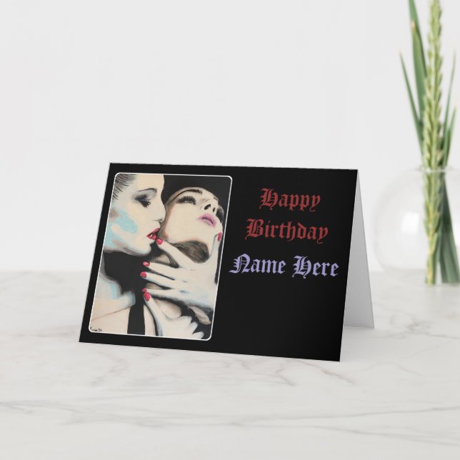 Cartão De Agradecimento 'In the Shadows' Pintura em um (Frente)