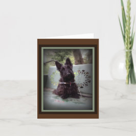 Cartão De Agradecimento Inclinação de Cabeça