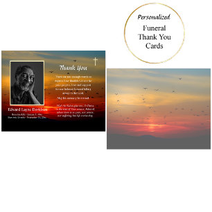 Cartão De Agradecimento Indo para Casa Ortodoxo Foto Memorial Obrigado