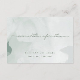 Cartão De Agradecimento Information Card | English