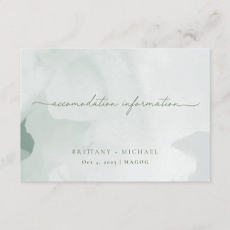 Cartão De Agradecimento Information Card | English