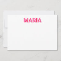 Inicial de Monograma de Sombra Personalizada Rosa