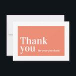 Cartão De Agradecimento INSERIR PEDIDO ELEGANTE obrigado de negócios laran<br><div class="desc">por kat massard >> WWW.SIMPLYSWEETPAPERIE.COM<<< Enviar e agradecer a VOCÊ com estilo e pizzazz aos seus clientes. Adicione o logotipo atrás e até tenha escrito uma nota pessoal - excelente, serviço profissional de atendimento ao cliente que os manterá voltando! DICA 1. Para redimensionar/reposicionar imagens, pressione o botão "personalizá-lo". 2. Você...</div>