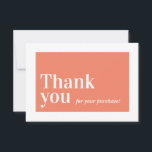 Cartão De Agradecimento INSERIR PEDIDO ELEGANTE obrigado de negócios laran<br><div class="desc">por kat massard >> WWW.SIMPLYSWEETPAPERIE.COM<<< Enviar e agradecer a VOCÊ com estilo e pizzazz aos seus clientes. Adicione o logotipo atrás e até tenha escrito uma nota pessoal - excelente, serviço profissional de atendimento ao cliente que os manterá voltando! DICA 1. Para redimensionar/reposicionar imagens, pressione o botão "personalizá-lo". 2. Você...</div>