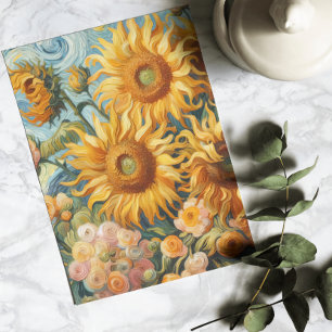 Cartão De Agradecimento Inspirações Sunflower