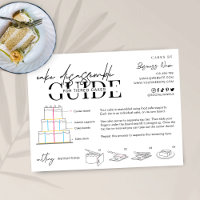 Instruções de Desmontagem de Bolo Empilhado Minima