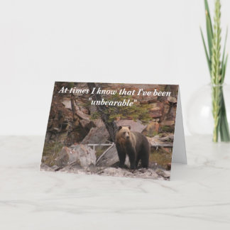 Cartão De Agradecimento Insuportável