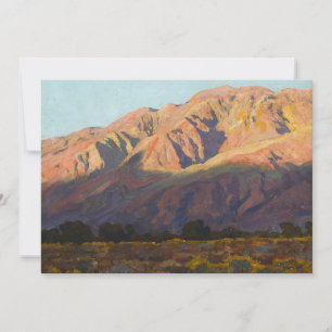 Cartão De Agradecimento Inyo Range at Sunset, Lone Pine de Maynard Dixon