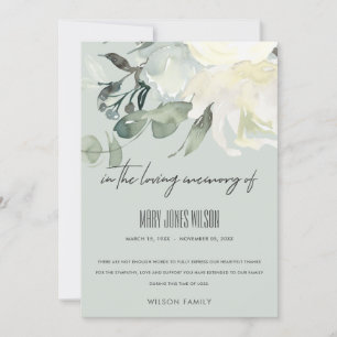 CARTÃO DE AGRADECIMENTO IVORY CINZA VERDE BRANCA SINPATIA FLORAL