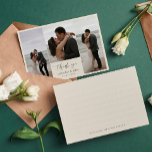Cartão De Agradecimento Ivory Lined Back 3 Foto Collage Casamento Obrigado<br><div class="desc">Colagem de fotos cartões de agradecimentos de casamento no marfim com fontes de cinza escura. Cartões de agradecimentos de casamento plano com fotos impressas em um lado e linhas no outro para que você possa escrever um obrigado manualmente. Cartões de agradecimentos de casamento impresso com fotos e seus nomes com...</div>
