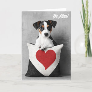 Cartão De Agradecimento Jack Russell Pluppy Namorados Card
