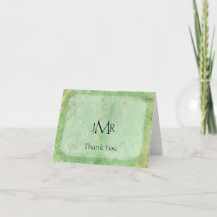 Cartão De Agradecimento Jade Natural 35º Aniversário Obrigado