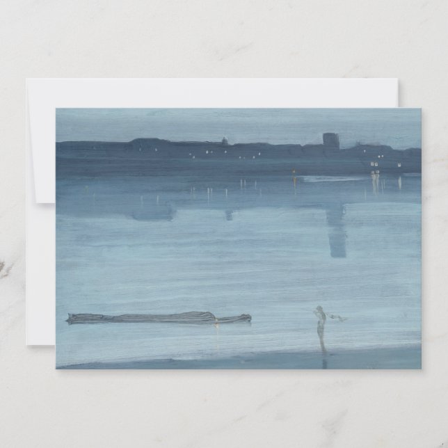 Cartão De Agradecimento James Whistler - Noite: Chelsea (Frente)