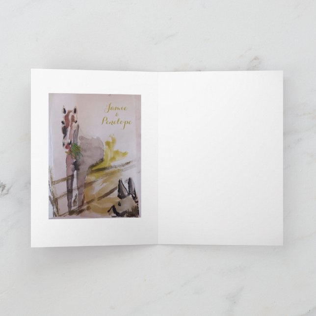 Cartão De Agradecimento Jamie & Penelope (Interior)