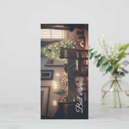 Cartão De Agradecimento jantar de natal