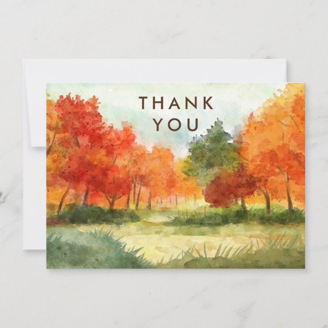 Cartão De Agradecimento Janto de Ação de Graças Convidar Tema Boho (Frente)