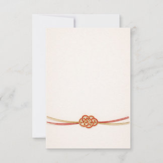 Cartão De Agradecimento Japanese Mizuhiki Thank You Card – Minimal Elegant