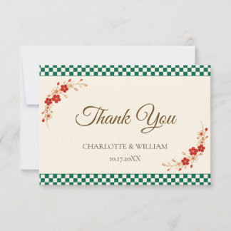 Cartão De Agradecimento Japanese Sakura Ichimatsu Thank You Card