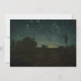 Cartão De Agradecimento Jean-Francois Millet - Starry Night