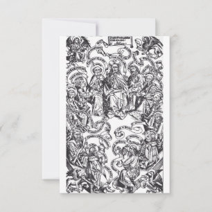 Cartão De Agradecimento Jesus Cristo e 12 Apóstolos