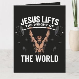 Cartão De Agradecimento Jesus Cristo Levantamento de Terra
