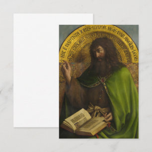 Cartão De Agradecimento João Batista, O Altarpeça Gand de van Eyck
