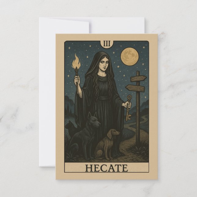 Cartão De Agradecimento JOAO fan art Hecate (Frente)