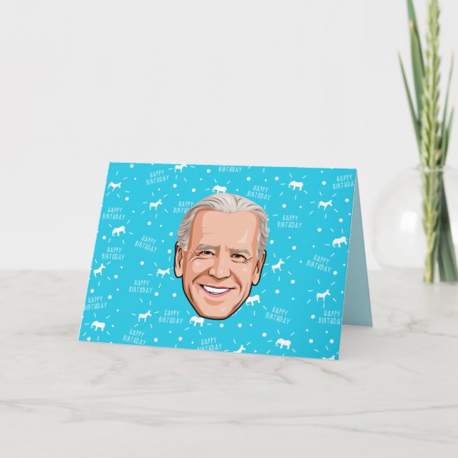 Cartão De Agradecimento Joe Biden Birthday (Frente)