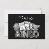 Jogo de Bingo Obrigado