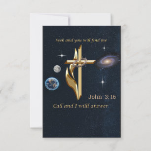 Cartão De Agradecimento John 3:16    