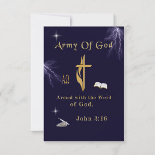Cartão De Agradecimento John 3:16