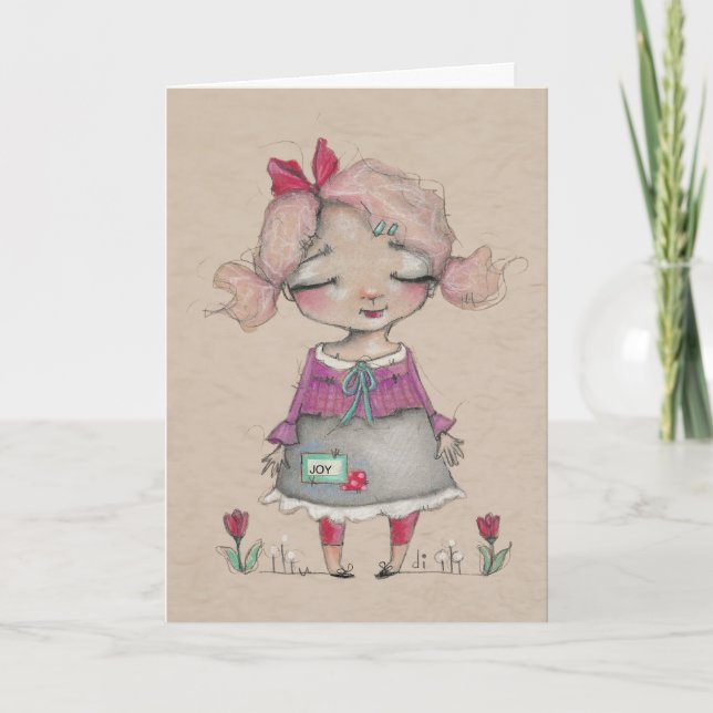 Cartão De Agradecimento Joy - Coisas para dizer aos seus filhos cartas (Frente)